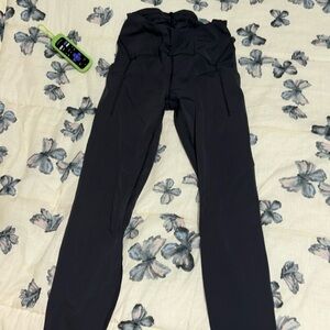 High waisted smooth leggings pockets